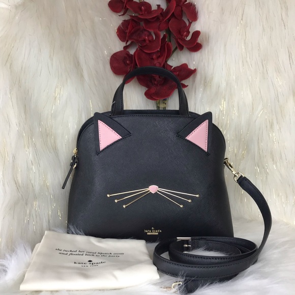 KATE SPADE CAT’S MEOW LOTTIE SATCHEL/CROSSBODY BAG - Picture 2 of 8